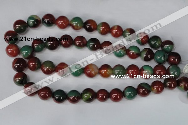 CAG1004 15.5 inches 16mm round rainbow agate beads wholesale