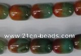 CAG1015 15.5 inches 13*18mm drum rainbow agate beads wholesale