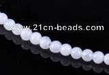 CAG127 Smooth round 3mm blue lace agate gemstone beads wholesale