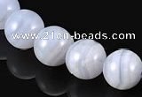 CAG129 round blue lace agate 10mm gemstone beads Wholesale