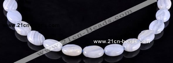 CAG132 oval 12*16mm blue lace agate gemstone beads Wholesale