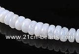 CAG138 Rondelle 3*6mm blue lace agate gemstone beads Wholesale