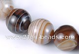 CAG143 14mm round madagascar agate gemstone beads Wholesale