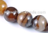 CAG144 round 16mm madagascar agate gemstone beads Wholesale