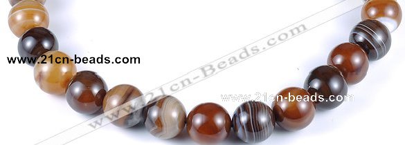 CAG144 round 16mm madagascar agate gemstone beads Wholesale