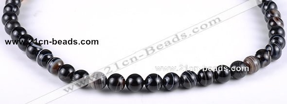 CAG147 Round 8mm madagascar agate gemstone beads Wholesale