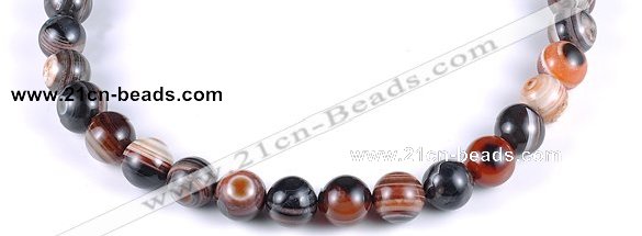 CAG148 13mm smooth round madagascar agate stone beads Wholesale