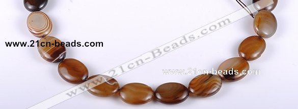 CAG154 15*20mm oval madagascar agate gemstone beads Wholesale