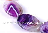 CAG158 Oval madagascar agate 25*35mm gemstone beads Wholesale