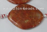 CAG1586 15.5 inches 28*38mm marquise fire crackle agate beads