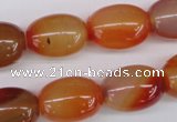 CAG1647 15.5 inches 15*20mm rice red agate gemstone beads