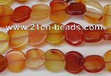 CAG1651 15.5 inches 11*12mm heart red agate gemstone beads