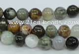 CAG1686 15.5 inches 8mm round ocean agate beads wholesale