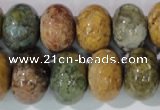 CAG1725 15.5 inches 13*18mm rondelle rainbow agate beads wholesale