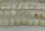 CAG1894 15.5 inches 4mm round grey agate beads wholesale