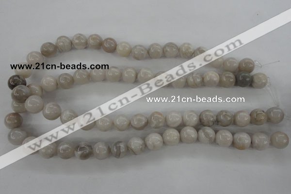 CAG1898 15.5 inches 12mm round grey agate beads wholesale