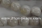 CAG1900 15.5 inches 16mm round grey agate beads wholesale