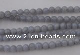 CAG2365 15.5 inches 4mm round blue lace agate beads wholesale