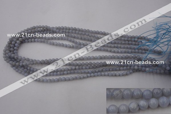 CAG2365 15.5 inches 4mm round blue lace agate beads wholesale