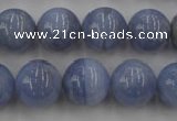 CAG2370 15.5 inches 14mm round blue lace agate beads wholesale