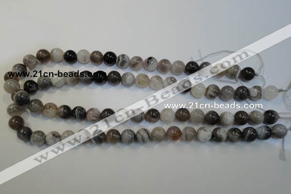 CAG2413 15.5 inches 10mm round Chinese botswana agate beads