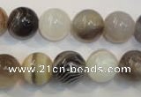 CAG2414 15.5 inches 12mm round Chinese botswana agate beads