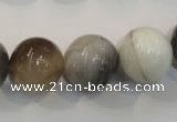 CAG2416 15.5 inches 16mm round Chinese botswana agate beads