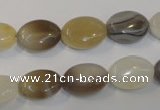 CAG2442 15.5 inches 10*14mm oval Chinese botswana agate beads