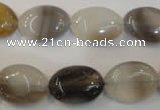 CAG2444 15.5 inches 13*18mm oval Chinese botswana agate beads