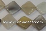 CAG2458 15.5 inches 16*16mm diamond Chinese botswana agate beads