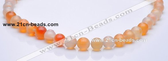 CAG264 10mm round agate gemstone beads Wholesale