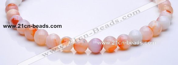 CAG265 15 inch 12mm round agate gemstone beads Wholesale