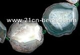 CAG329 rough agate nugget shape  gemstone beads Wholesale