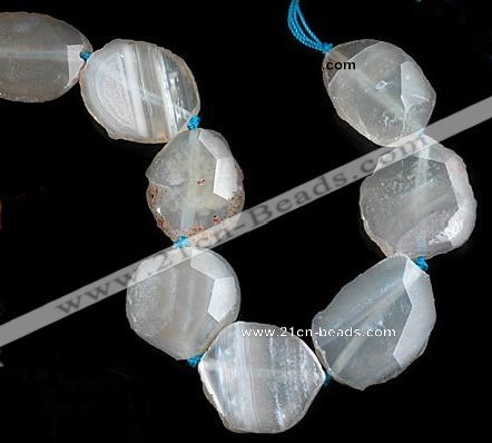 CAG330 rough agate gemstone nugget shape  beads Wholesale