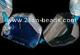 CAG331 nugget shape  rough agate gemstone beads Wholesale