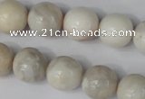 CAG3606 15.5 inches 14mm round natural crazy lace agate beads