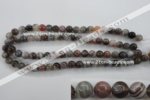 CAG3683 15.5 inches 10mm round botswana agate beads wholesale