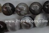 CAG3686 15.5 inches 16mm round botswana agate beads wholesale