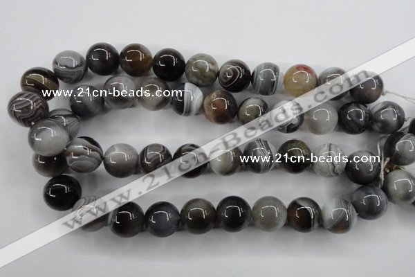 CAG3687 15.5 inches 18mm round botswana agate beads wholesale