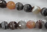 CAG3693 15.5 inches 10mm faceted round botswana agate beads wholesale