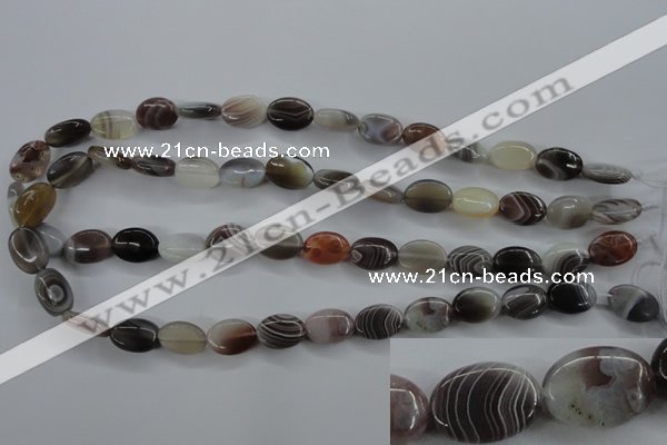 CAG3721 15.5 inches 10*14mm oval botswana agate beads wholesale