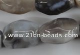 CAG3730 15.5 inches 18*25mm faceted nuggets botswana agate beads