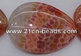 CAG4234 15.5 inches 35*48mm - 37*53mm freeform natural fire agate beads