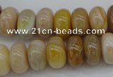 CAG4332 15.5 inches 8*14mm rondelle botswana agate gemstone beads