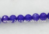 CAG437 5pcs 8mm&10mm&12mm faceted round violet agate beads wholesale