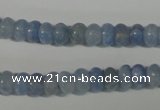 CAG4371 15.5 inches 5*8mm rondelle dyed blue lace agate beads