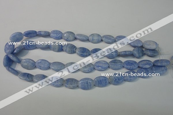 CAG4385 15.5 inches 13*18mm oval dyed blue lace agate beads