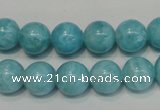 CAG4403 15.5 inches 10mm round dyed blue lace agate beads