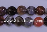 CAG4441 15.5 inches 10mm flat round botswana agate beads wholesale