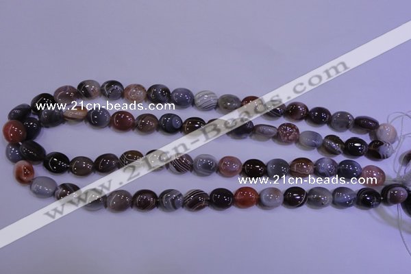 CAG4451 15.5 inches 10*12mm oval botswana agate beads wholesale